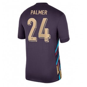 England Cole Palmer #24 Replika Udebanetrøje EM 2024 Kortærmet